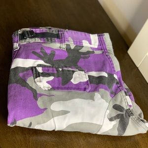 PURPLE CAMO PANTS